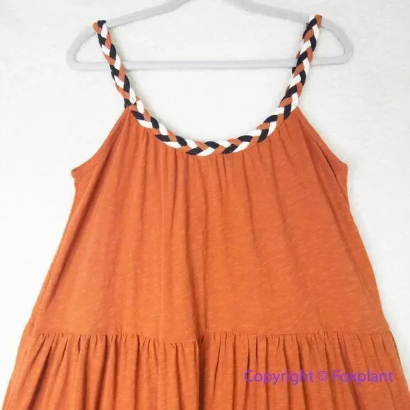 New! Marine‎ Layer Andrea Knit Midi Dress in Baked Clay, size M - Picture 13 of 16